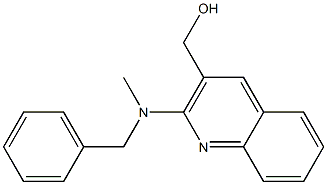 {2-[benzyl(methyl)amino]quinolin-3-yl}methanol Struktur