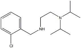 {2-[bis(propan-2-yl)amino]ethyl}[(2-chlorophenyl)methyl]amine Struktur