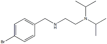 {2-[bis(propan-2-yl)amino]ethyl}[(4-bromophenyl)methyl]amine Struktur