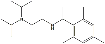 {2-[bis(propan-2-yl)amino]ethyl}[1-(2,4,6-trimethylphenyl)ethyl]amine Struktur