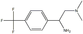 {2-amino-2-[4-(trifluoromethyl)phenyl]ethyl}dimethylamine Struktur