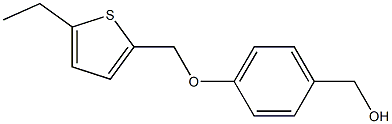 {4-[(5-ethylthiophen-2-yl)methoxy]phenyl}methanol Struktur