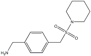 {4-[(piperidine-1-sulfonyl)methyl]phenyl}methanamine Struktur