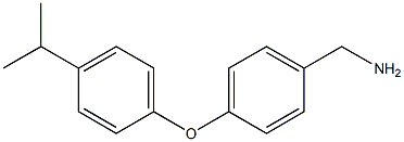 {4-[4-(propan-2-yl)phenoxy]phenyl}methanamine Struktur