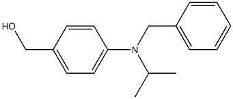 {4-[benzyl(propan-2-yl)amino]phenyl}methanol Struktur