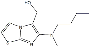 {6-[butyl(methyl)amino]imidazo[2,1-b][1,3]thiazol-5-yl}methanol Struktur