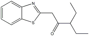 1-(1,3-benzothiazol-2-yl)-3-ethylpentan-2-one Struktur