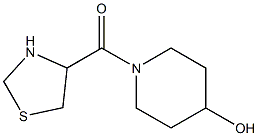 1-(1,3-thiazolidin-4-ylcarbonyl)piperidin-4-ol Struktur