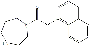 1-(1,4-diazepan-1-yl)-2-(naphthalen-1-yl)ethan-1-one Struktur