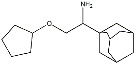 1-(1-adamantyl)-2-(cyclopentyloxy)ethanamine Struktur