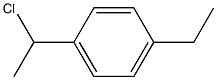 1-(1-chloroethyl)-4-ethylbenzene Struktur