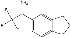 1-(2,3-dihydro-1-benzofuran-5-yl)-2,2,2-trifluoroethan-1-amine Struktur