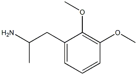 1-(2,3-dimethoxyphenyl)propan-2-amine Struktur