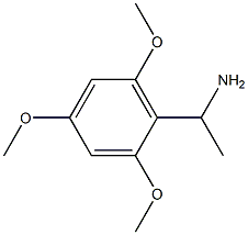 1-(2,4,6-trimethoxyphenyl)ethan-1-amine Struktur