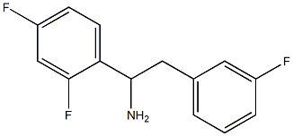 1-(2,4-difluorophenyl)-2-(3-fluorophenyl)ethan-1-amine Struktur