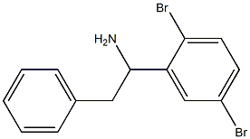 1-(2,5-dibromophenyl)-2-phenylethan-1-amine Struktur