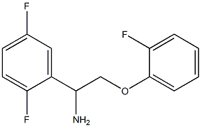 1-(2,5-difluorophenyl)-2-(2-fluorophenoxy)ethanamine Struktur