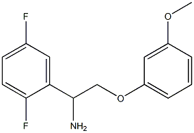 1-(2,5-difluorophenyl)-2-(3-methoxyphenoxy)ethanamine Struktur