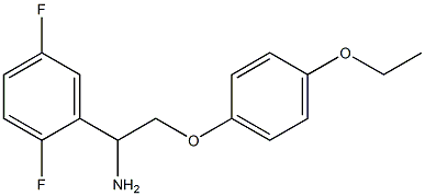 1-(2,5-difluorophenyl)-2-(4-ethoxyphenoxy)ethanamine Struktur