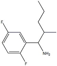 1-(2,5-difluorophenyl)-2-methylpentan-1-amine Struktur