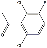 1-(2,6-dichloro-3-fluorophenyl)ethan-1-one Struktur