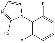 1-(2,6-difluorophenyl)-1H-imidazole-2-thiol Struktur