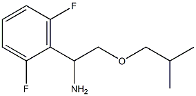 1-(2,6-difluorophenyl)-2-(2-methylpropoxy)ethan-1-amine Struktur