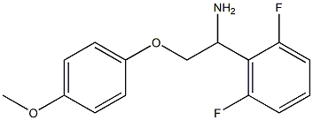 1-(2,6-difluorophenyl)-2-(4-methoxyphenoxy)ethanamine Struktur