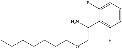 1-(2,6-difluorophenyl)-2-(heptyloxy)ethan-1-amine Struktur