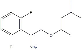 1-(2,6-difluorophenyl)-2-[(4-methylpentan-2-yl)oxy]ethan-1-amine Struktur