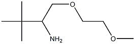 1-(2-amino-3,3-dimethylbutoxy)-2-methoxyethane Struktur