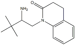 1-(2-amino-3,3-dimethylbutyl)-3,4-dihydroquinolin-2(1H)-one Struktur