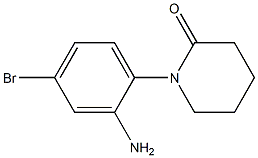 1-(2-amino-4-bromophenyl)piperidin-2-one Struktur