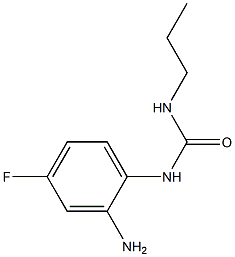 1-(2-amino-4-fluorophenyl)-3-propylurea Struktur