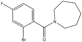 1-(2-bromo-4-fluorobenzoyl)azepane Struktur