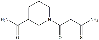 1-(2-carbamothioylacetyl)piperidine-3-carboxamide Struktur