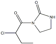 1-(2-chlorobutanoyl)imidazolidin-2-one Struktur