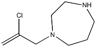 1-(2-chloroprop-2-enyl)-1,4-diazepane Struktur