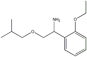 1-(2-ethoxyphenyl)-2-(2-methylpropoxy)ethan-1-amine Struktur