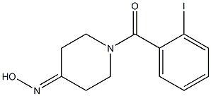 1-(2-iodobenzoyl)piperidin-4-one oxime Struktur