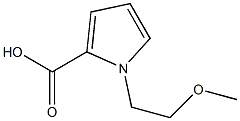 1-(2-methoxyethyl)-1H-pyrrole-2-carboxylic acid Struktur