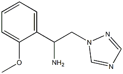 1-(2-methoxyphenyl)-2-(1H-1,2,4-triazol-1-yl)ethanamine Struktur