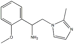 1-(2-methoxyphenyl)-2-(2-methyl-1H-imidazol-1-yl)ethanamine Struktur