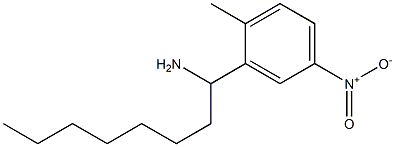 1-(2-methyl-5-nitrophenyl)octan-1-amine Struktur