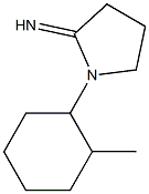 1-(2-methylcyclohexyl)pyrrolidin-2-imine Struktur