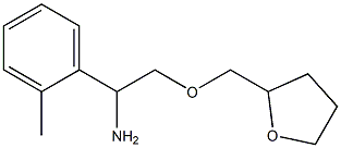 1-(2-methylphenyl)-2-(oxolan-2-ylmethoxy)ethan-1-amine Struktur