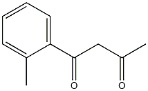 1-(2-methylphenyl)butane-1,3-dione Struktur