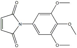 1-(3,4,5-trimethoxyphenyl)-2,5-dihydro-1H-pyrrole-2,5-dione Struktur