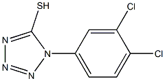 1-(3,4-dichlorophenyl)-1H-1,2,3,4-tetrazole-5-thiol Struktur