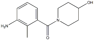 1-(3-amino-2-methylbenzoyl)piperidin-4-ol Struktur